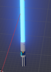 Anakins lightsaber 3D-Modell .c4d .max .obj .3ds .fbx .stl .blend 