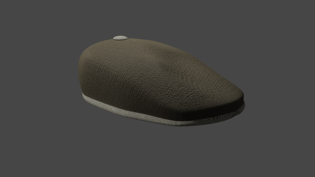 Gorrro gatsby 3D 3D-Modell .c4d .max .obj .3ds .fbx .stl .blend