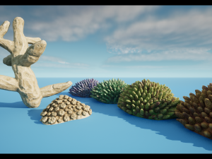 Underwater Assets for Unreal Engine and Unity Modèle 3D