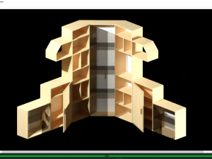 Pacote de escrit&oacute;rio ACad DWG Modelo 3D