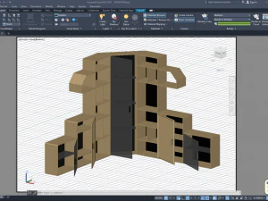 Office suite ACad DWG 3D Model