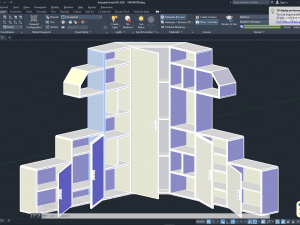 Office suite ACad DWG 3D Model