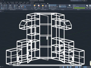 Office suite ACad DWG 3D Model