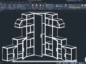 Office suite ACad DWG 3D Model