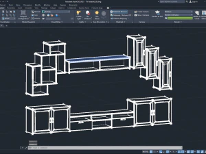 TV Headset ACad DWG 3D Model