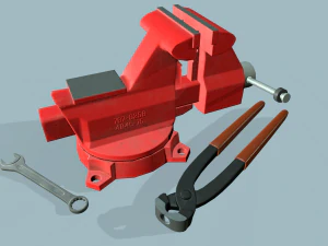 작은 도구 3D 모델