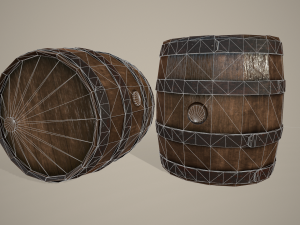 Barrel 3D Model
