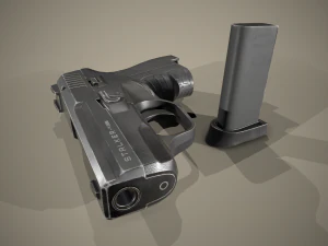 조명탄 권총 스토커 3D 모델