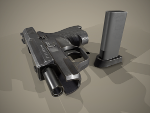 Flare pistol Stalker 3D Model