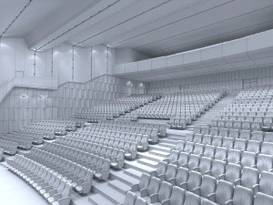Sala de Teatro de Concertos Modelo 3D