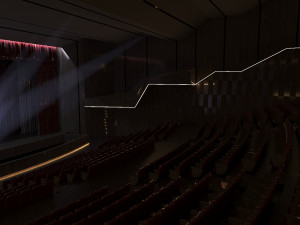Concert Theatre Hall 3D Model
