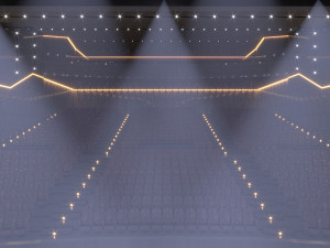 Concert Theatre Hall 3D Model
