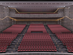 Concert Theatre Hall 3D Model