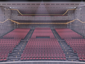 Concert Theatre Hall 3D Model