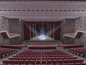 Sala de Teatro de Concertos Modelo 3D