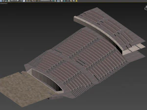 Sala de Teatro de Concertos Modelo 3D
