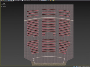 Concert Theatre Hall 3D Model