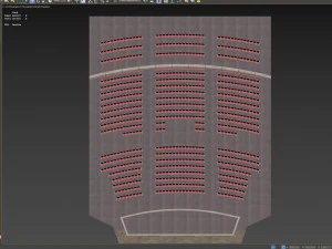 Sala de Teatro de Concertos Modelo 3D