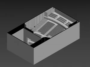 Sala de Teatro de Concertos Modelo 3D