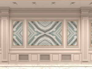 Wedding Banquet Hall Model 3D