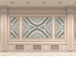 Wedding Banquet Hall 3D Model
