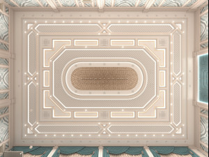 Wedding Banquet Hall Model 3D