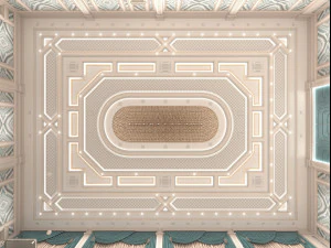 Wedding Banquet Hall 3D Model