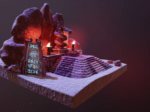 犠牲の祭壇 3Dモデル