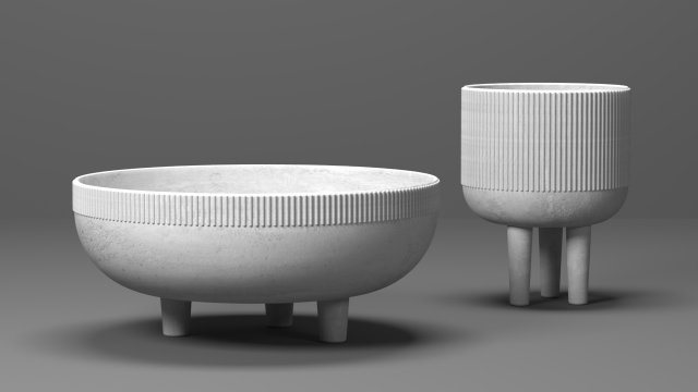 VasoBowlKristina dam studio 3D Модель .c4d .max .obj .3ds .fbx .stl .blend 