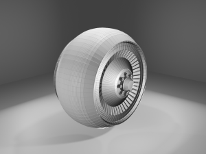 Disc with tire wheel 3D 模型