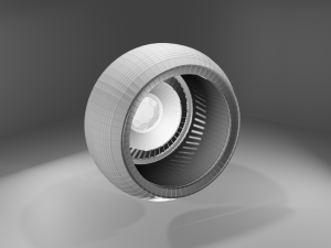 Disc with tire wheel 3D 模型