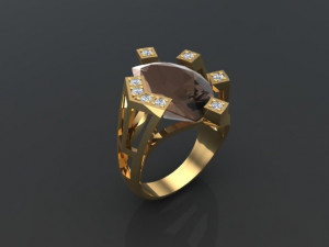 RING EARRING JEWELRY Modèles 3D en vedette