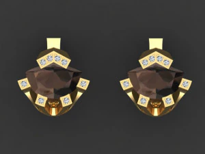 RING EARRING JEWELRY 3D Print Model