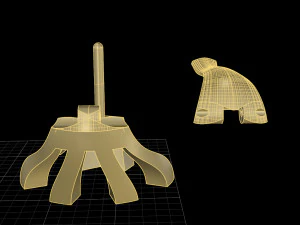 RING EARRING JEWELRY 3D Print Model