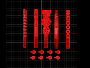 RINGS JEWELRY 3D Print Model