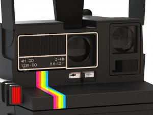 Polaroid Spirit 600 CL 3D Model