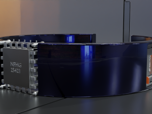 Low Poly Sci-Fi Bracelet R2 Modelo 3D