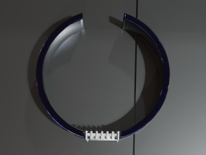 Low Poly Sci-Fi Bracelet R2 3D Model