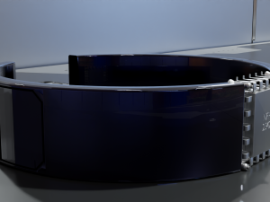Low Poly Sci-Fi Bracelet R2 3D Model