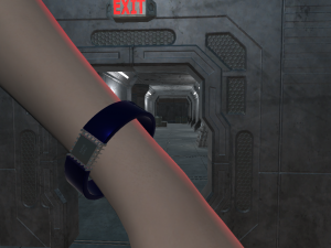 Low Poly Sci-Fi Bracelet R2 3D Model