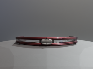 Low Poly Sci-Fi Glasses Leia Model 3D