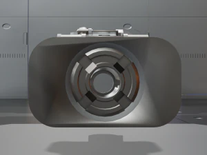 Low Poly Sci-Fi Bracelet D2 3D Model