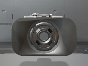 Low Poly Sci-Fi Bracelet D2 3D Model