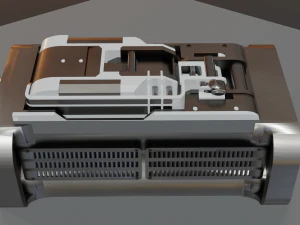 Low Poly Sci-Fi Bracelet D2 3D Model