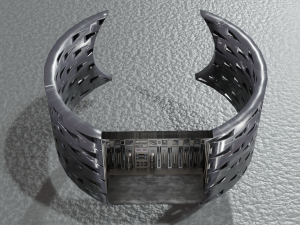 Low Poly Sci-Fi Bracelet Lando Modello 3D