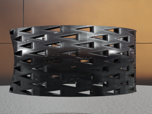 Low Poly Sci-Fi Bracelet Lando Modello 3D