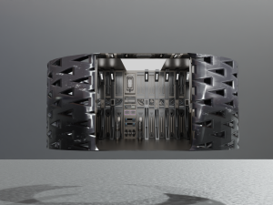 Low Poly Sci-Fi Bracelet Lando Modello 3D