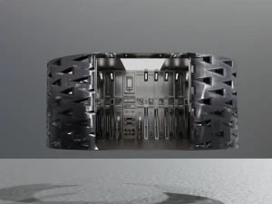 Low Poly Sci-Fi Bracelet Lando 3D Model