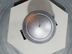 Low Poly Sci-Fi Ring Han 3D-Modell