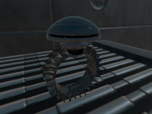 Low Poly Sci-Fi Ring Han 3D Model
